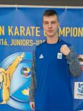 Данило Буценко зі Слов’янська представив Україну на чемпіонаті Європи з карате