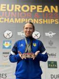 Важкоатлетка Донеччини Ольга Івженко вдруге поспіль стала абсолютною чемпіонкою Європи серед молоді
