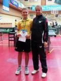 Юний спортсмен з Покровська став другим на міжнародному турнірі з настільного тенісу