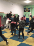 Новорічне тренування для вихованців ОДЮСШ з кікбоксінгу в Білозерському