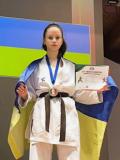 Софія Бичик із Курахового здобула «бронзу» чемпіонату Європи з карате WKC