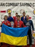 12 медалей чемпіонату Європи з бойового самбо здобула збірна Донеччини