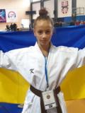 Софія Бичик із Курахового – двічі срібна призерка чемпіонату світу з карате WKC