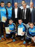 Боксерів-юніорів Донеччини нагородили в Міністерстві молоді та спорту України