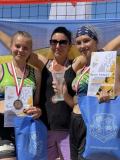 Бронзовий успіх Донеччини в чемпіонаті Польщі з пляжного волейболу серед дівчат