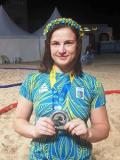 Борчиня Аліна Бережна здобула «срібло» перших Всесвітніх пляжних ігор, Маргарита Крилова – у п’ятірці кращих з акватлону