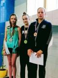 Ольга Медведєва стала дворазовою призеркою юніорського чемпіонату України з плавання