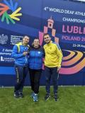 Інваспорт. Наталія Урсуленко і Данило Самороков здобули три медалі чемпіонату світу з легкої атлетики