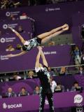 Пара спортивних акробатів Донеччини посідає 4 місце у фіналах з динаміки та балансу на Євроіграх-2015