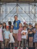 Олімпійський день з дітьми-переселенцями в Києві провела легкоатлетка Донеччини Юлія Чумаченко